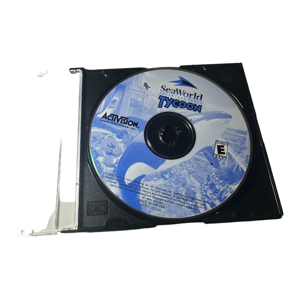 Activision SeaWorld Adventure Parks Tycoon (PC, 2003) READ